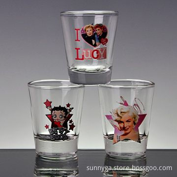 Shot Glasses/Rocks Glass, available for whisky, spirits, customized decal available, gift box pack